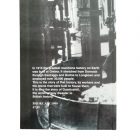 The back cover of Gretna's Secret War book. There is part of black and white photo and some white text explaining what the book is about.