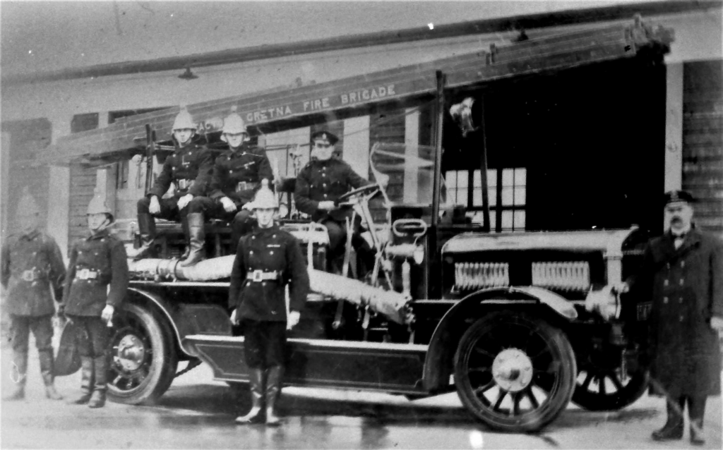 Fire engine for H.M. Factory Gretna. This is an archive photo.