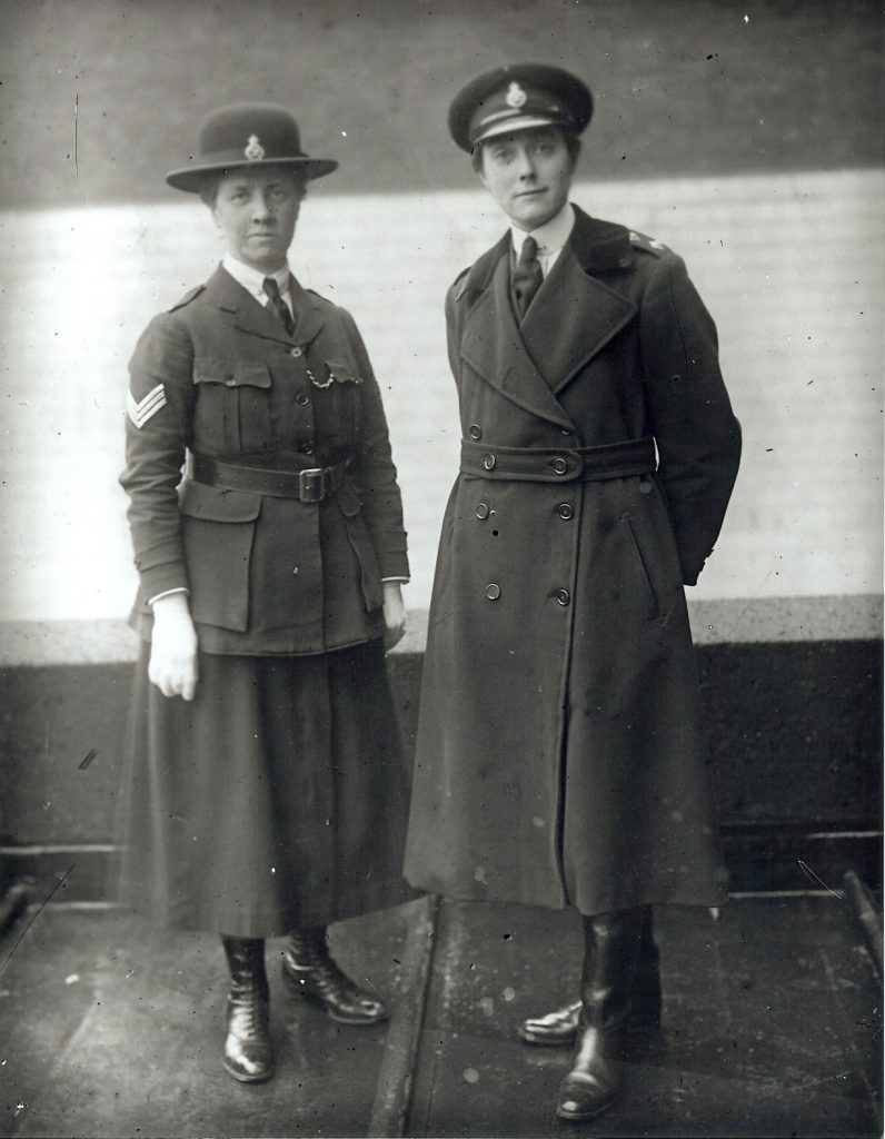 Two members of the Women's Police.
