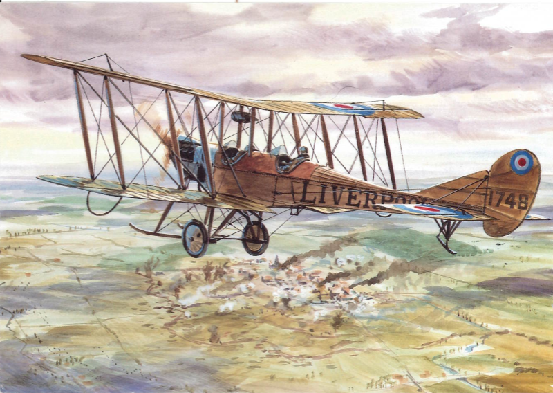 Illustration of a Breguet plane.