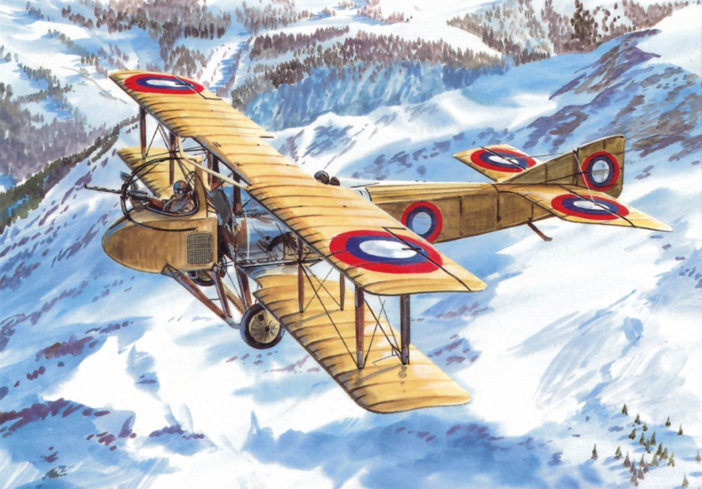 An illustration of a SPAD A2 plane.