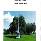 Front cover of Gretna Parish War Memorial book.