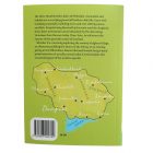 Back cover of Dumfriesshire Dales book. It features some text explaining the content of the book and a small map.