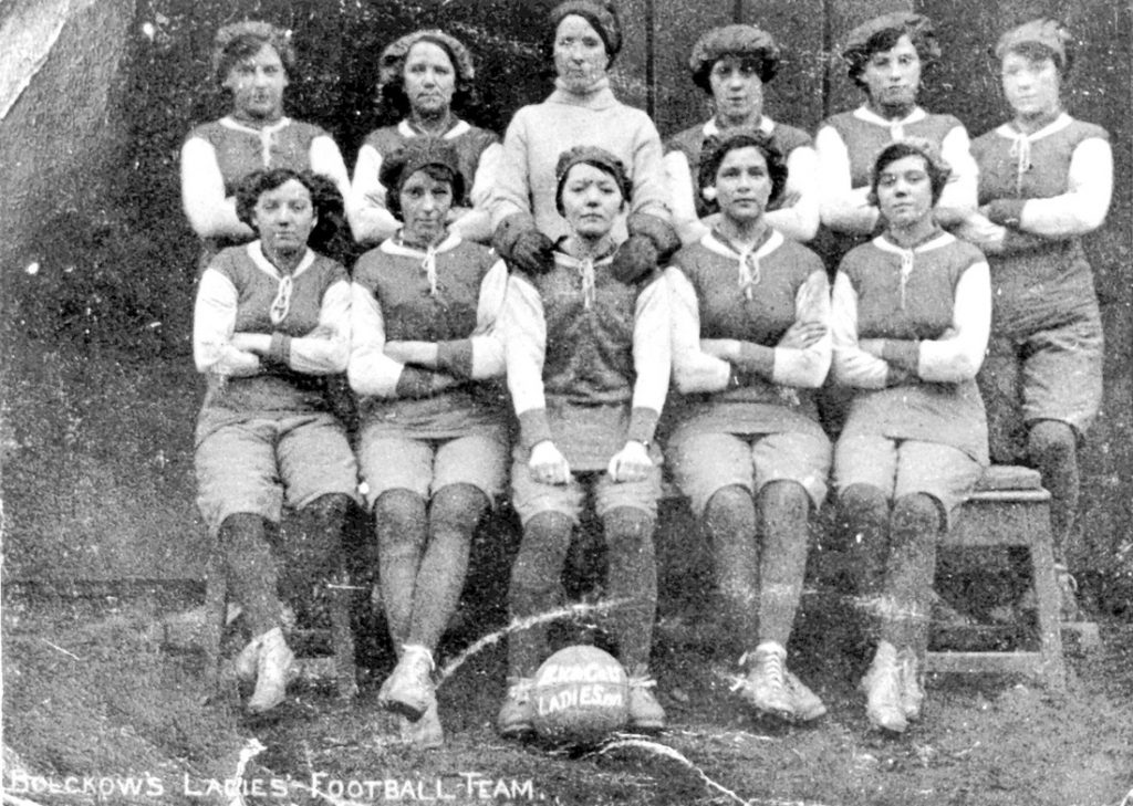 Bolckow's Ladies Football Team.