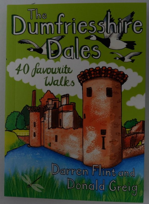 Front cover of The Dumfriesshire Dales 40 favourite walks book.