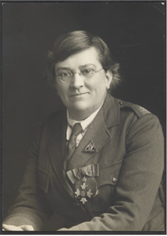 Chief Lady Superintendent Miss Lilian Barker CBE, Woolwich Arsenal.