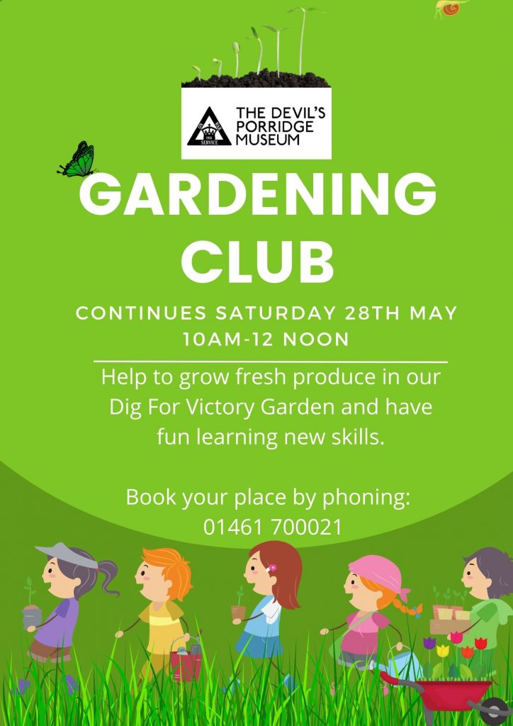 Gardening club poster from 2022