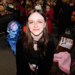 A member of The Devil's Porridge Museum's team dressed as a vampire.