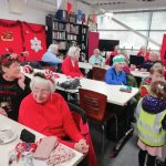 The Devil's Porridge Museum's Cordite Club of retirees being visited by the local nursery.