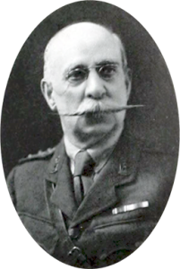 A portrait of Alfred Pearse in his military uniform.