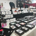 A display of an assortment of handmade jewellery created locally by the Scotia Crafters.